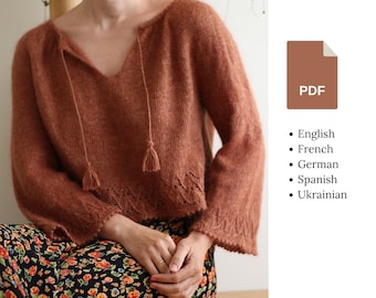 Knitting pattern - Volia blouse