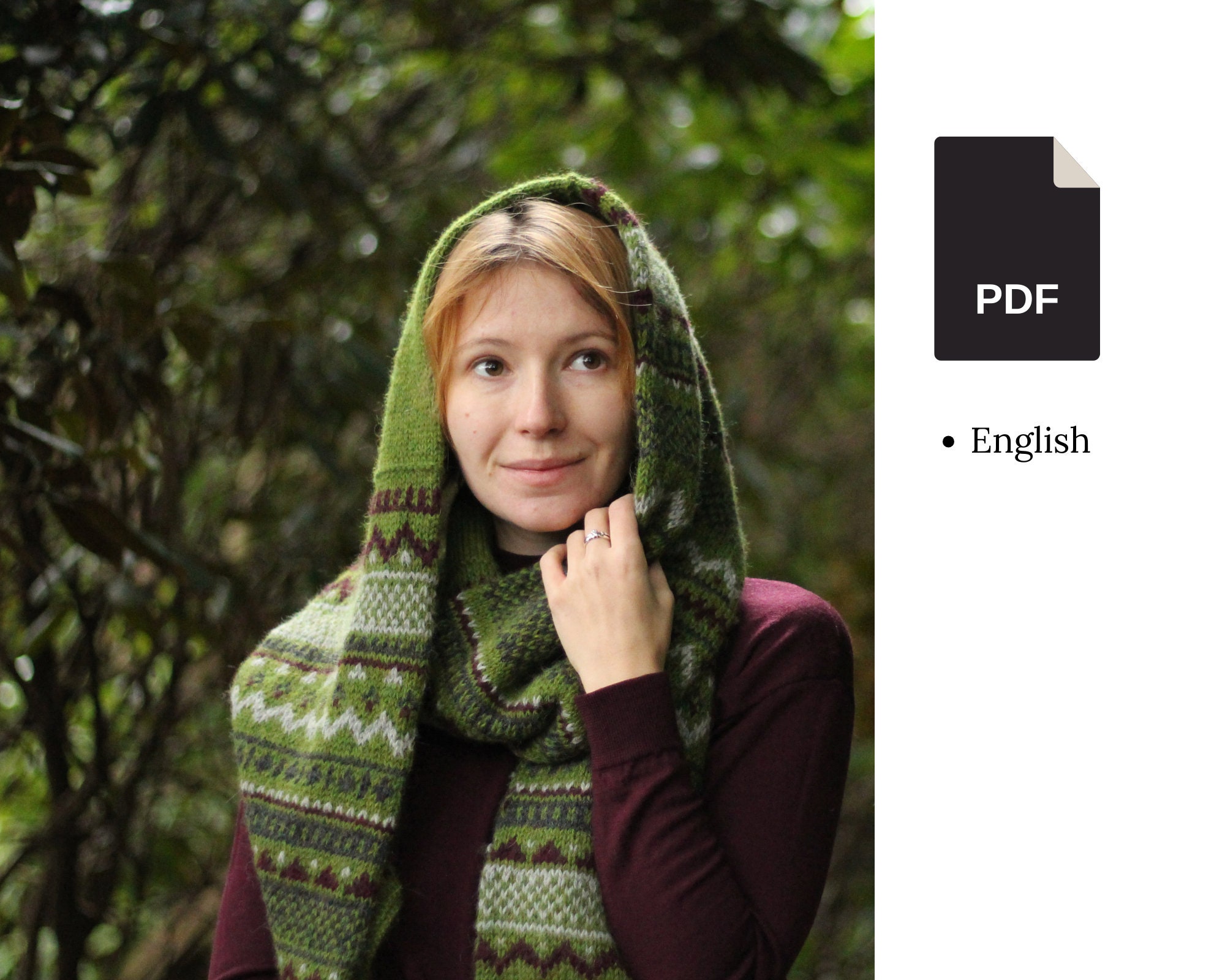 Fair Isle Scarf - Etsy