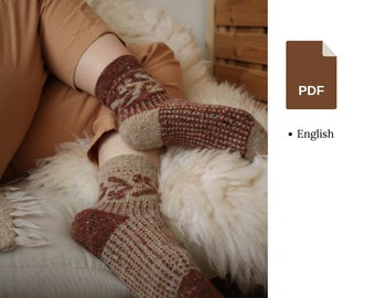 Knitting pattern | Pictus socks | knitted ankle socks