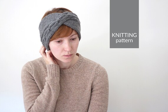 A free headband knitting pattern: Stirnband 1 [reversible + video
