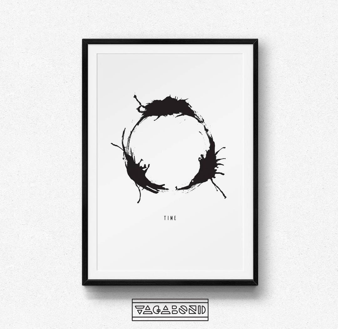 Time Arrival Alien Language Movie Fanart Poster Downloadable Print Home ...
