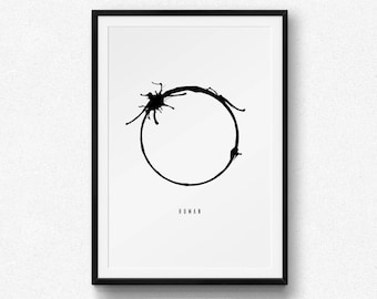 Arrival Human Scifi Alien Movie Language Wall Art Printable Digital ...