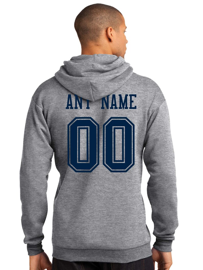 Custom Football Team Hoodie Etsy