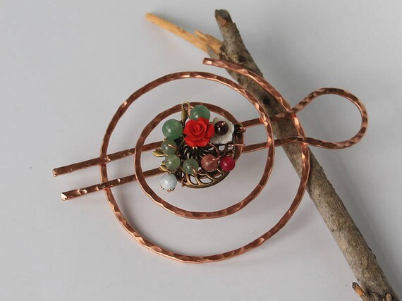 metal hair bun cover