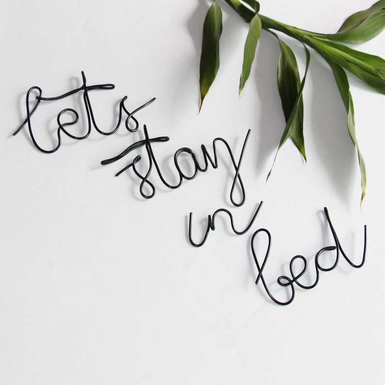 Personalized Wire Wall Art Wire Name Sign Metal Wall Art Etsy UK