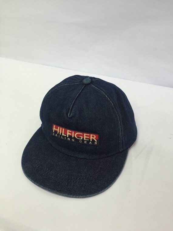tommy denim cap