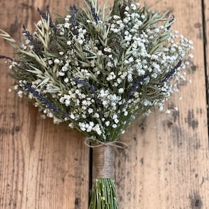 Ramo de flores secas, ramo de cardos verdes secos, flores para bodas escocesas, ramo de flores secas para bodas, ramo de boda campestre.