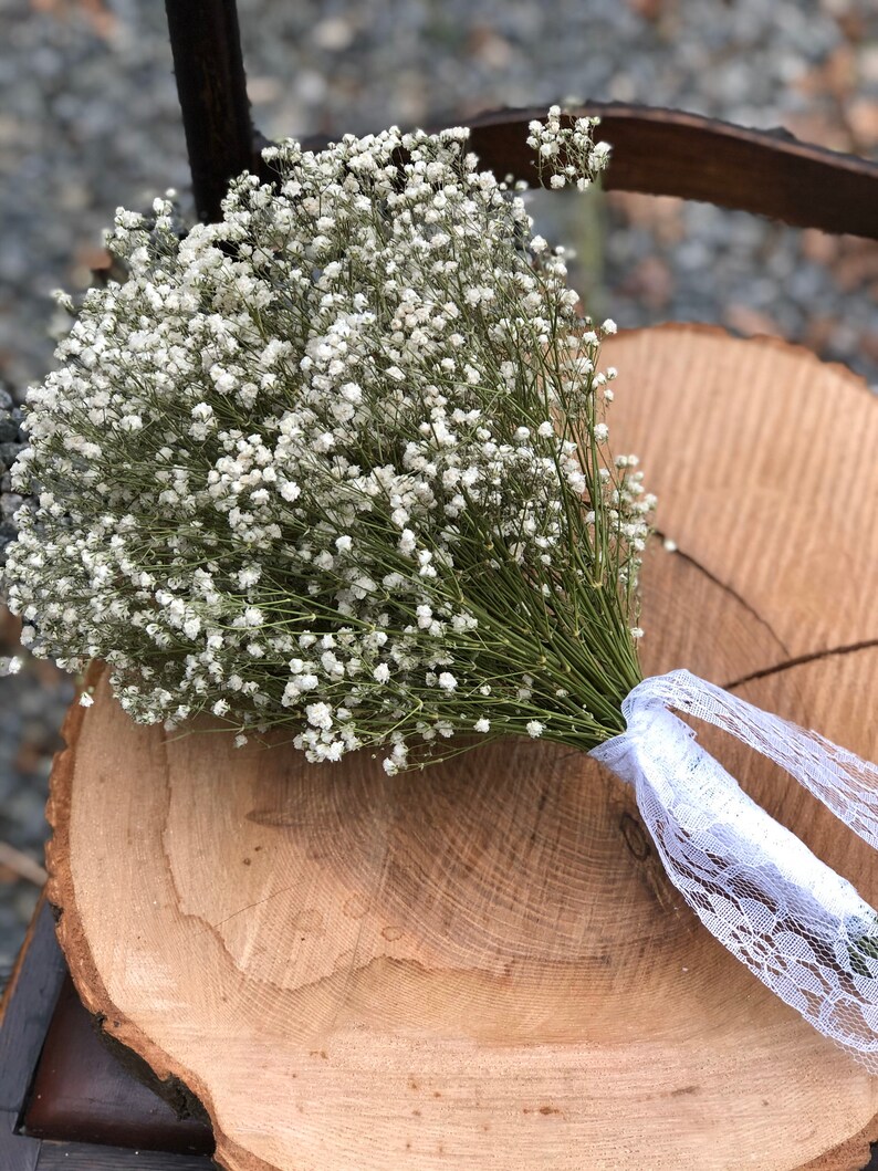 Dried Gypsophila Bouquet Dried Baby's Breath Bouquet Etsy UK