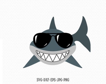 Free Free Shark With Glasses Svg 64 SVG PNG EPS DXF File