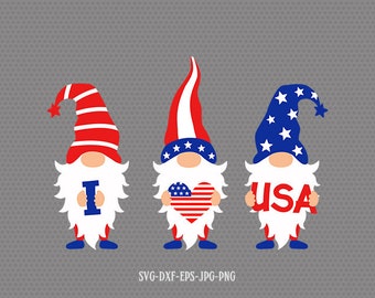 Download Patriotic Gnomes Svg Etsy