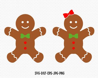 Download Gingerbread Girl Svg Etsy