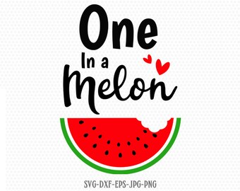 Download One in a melon svg | Etsy