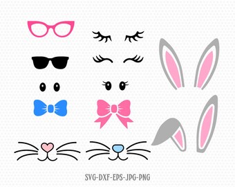 Download Bunny Face Svg Etsy