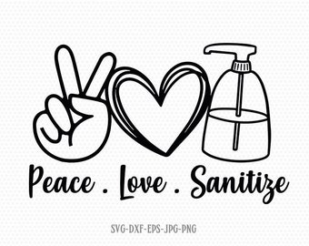 Free Peace Love Autism Svg Free