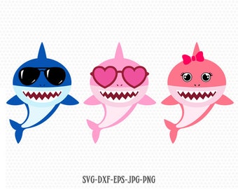Download Baby shark cricut | Etsy