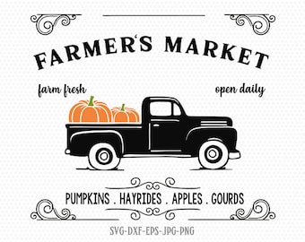 Download Pumpkin Truck Svg Etsy