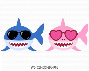 Download Baby Shark Svg Shark Svg Baby Shark design kit Shark | Etsy