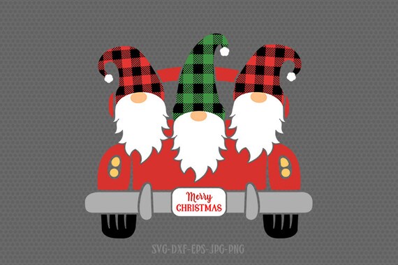 Download Christmas Gnomes Svg Christmas Gnome Riding Truck Svg Gnomes Etsy