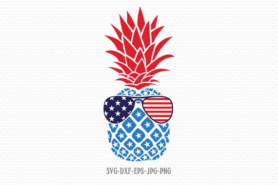 Download Pineapple Usa 4th Of July Svg Pineapple Svg Fourth Of July Etsy