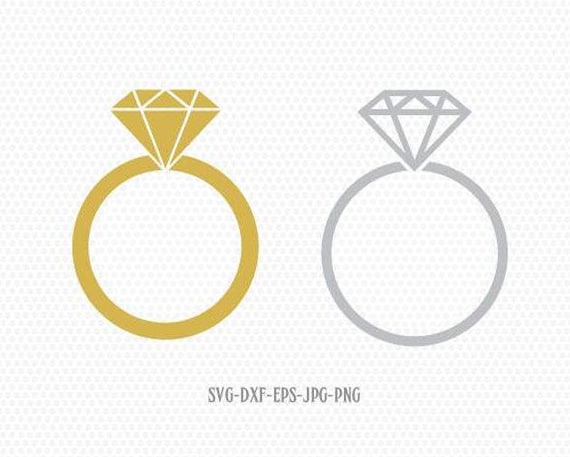 Download Wedding Cut File Rings Svg Dxf