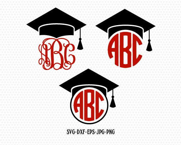 Download Graduation SVG Graduation Cap SVG Graduation Caps monogram ...