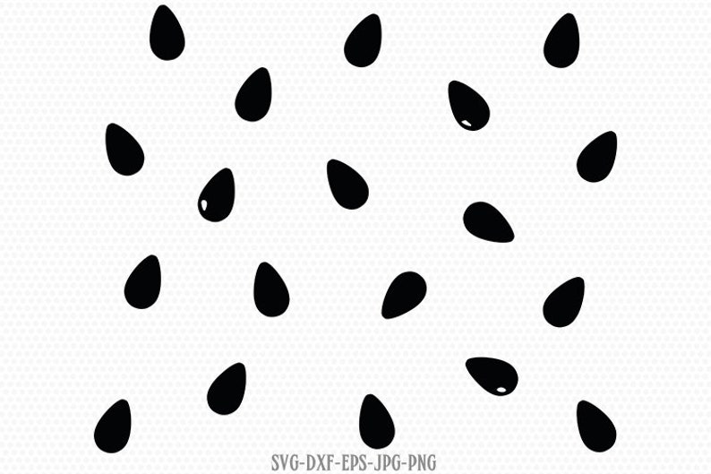 Download Watermelon seeds svg Watermelon svg seeds svg Watermelon ...