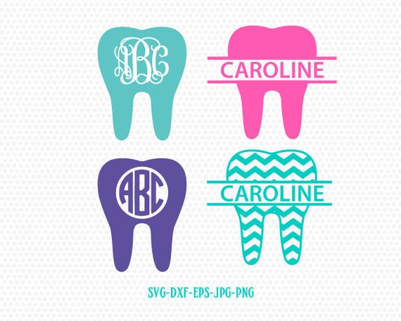 Download Dentist Monogram frames svg Dentist Cuting files Dentist SVG | Etsy