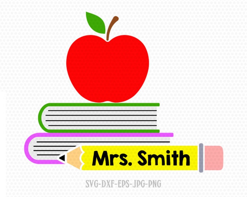 Download Teacher monogram frame SVG school svg back to school svg ...