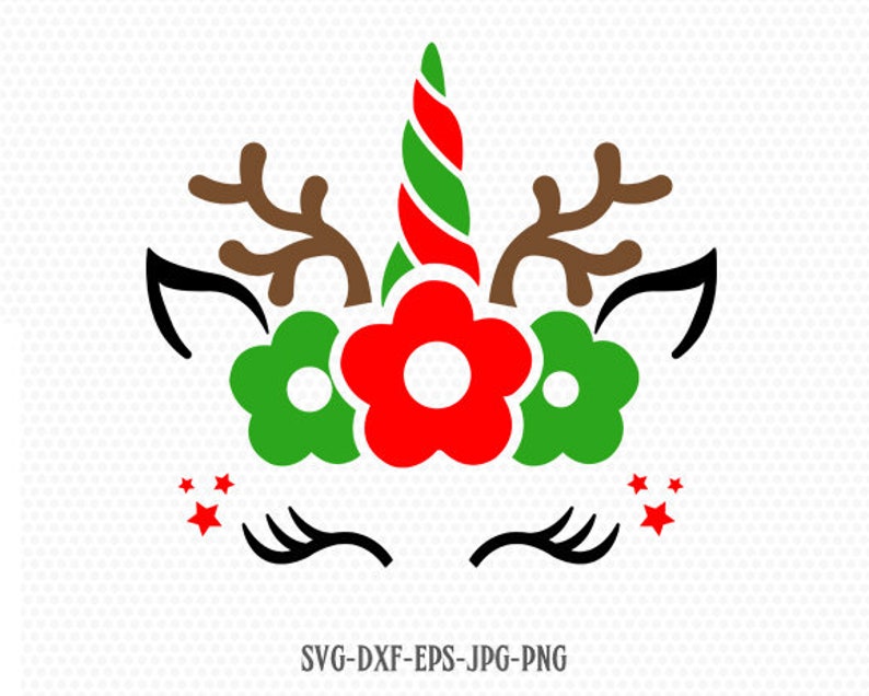 Download Unicorn svg Christmas unicorn svg Reindeer SVG Christmas ...