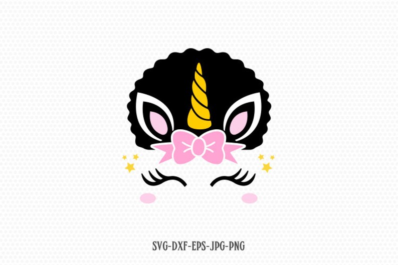 Free Free Unicorn Afro Svg 340 SVG PNG EPS DXF File