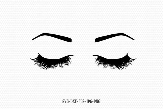 Download Eyelashes svg Eyes svg Beauty svg Make up svg Eye lashes ...