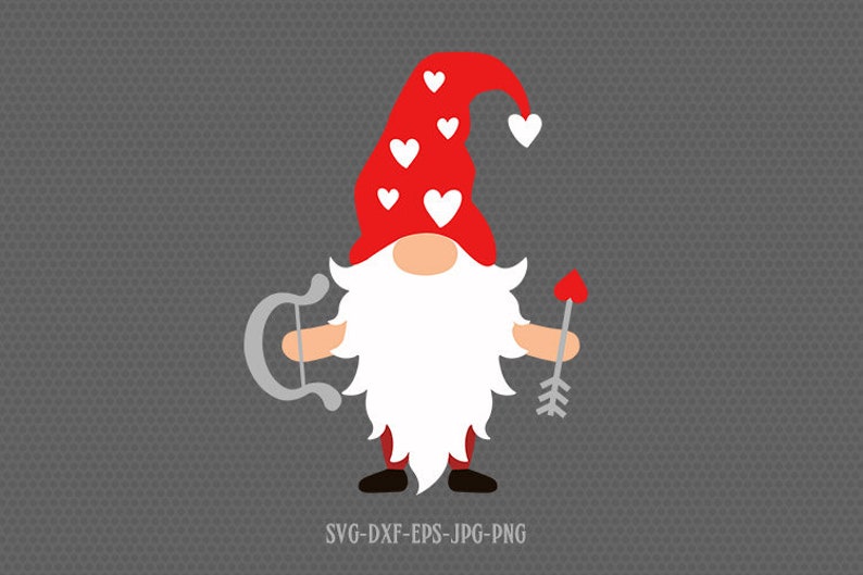 Download Valentines day gnome svg gnomes svg cupid svg valentines ...