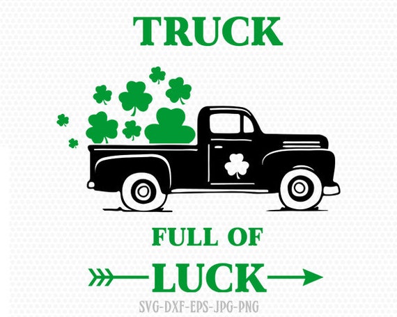 Free Free 350 Truck With Shamrocks Svg SVG PNG EPS DXF File