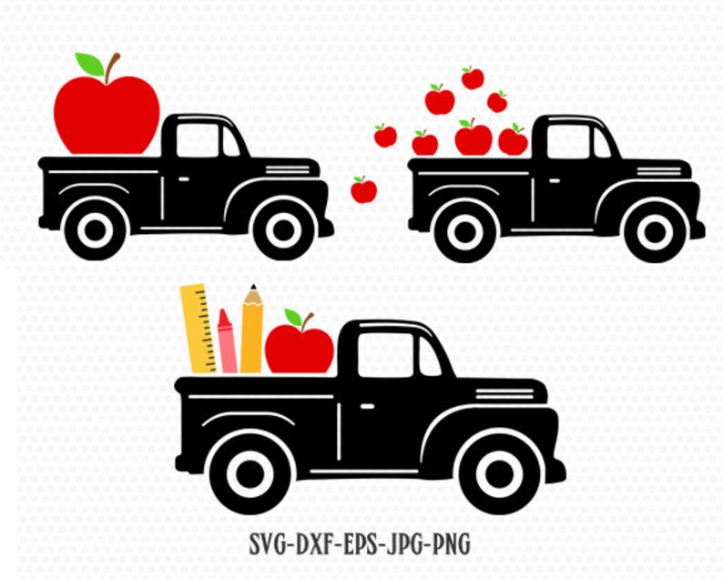 Download Back to School Vintage car truck svg Teacher SVG back to ...