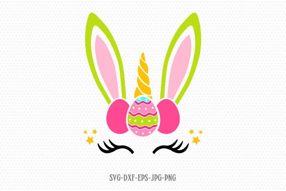 Download Bunny Unicorn Svg Files Easter Unicorn Svg Easter Bunny Svg Etsy