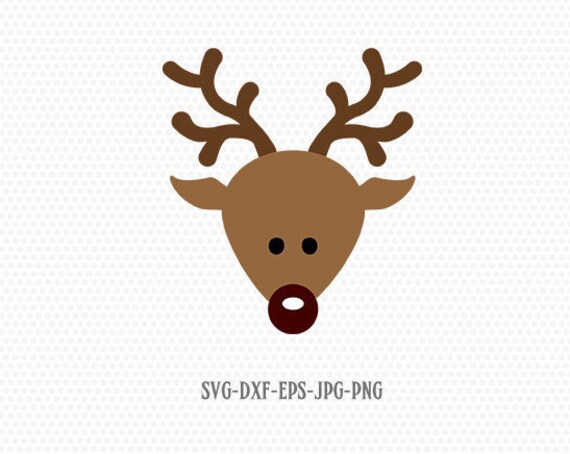 Download Reindeer Svg Cute Reindeer Svg Deer Svg Christmas Reindeer Etsy
