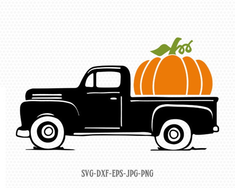 Download Pumpkin Truck svg Fall Truck svg Vintage Truck svg Harvest ...