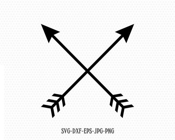 Download Crossed Arrows Svg Arrow Cut File Arrow Heart Svg Etsy