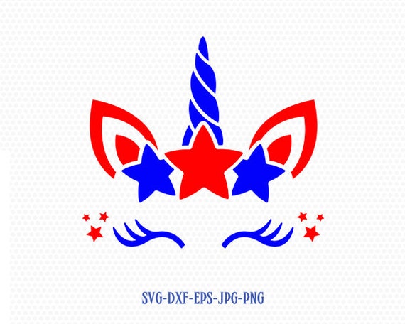 Download Patriotic Unicorn Svg Magical Svg 4th Of July Unicorn Svg Etsy