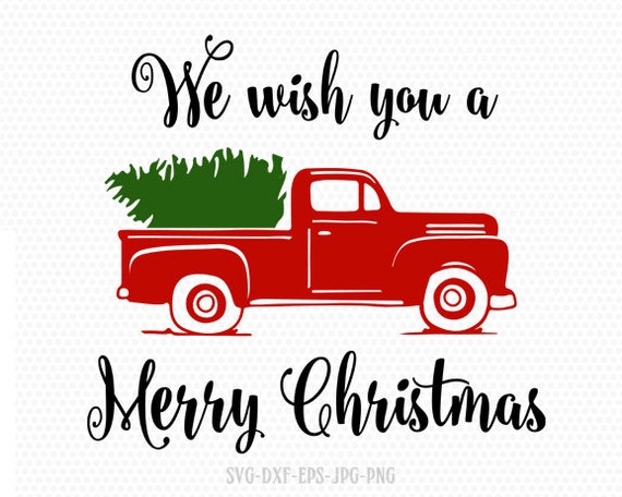 Free Free 143 Merry Christmas Truck Svg Free SVG PNG EPS DXF File