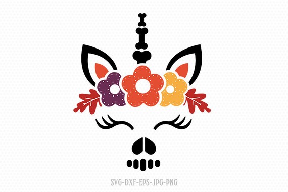 Download Halloween Unicorn Svg Skeleton Unicorn Svg Unicorn Svg Etsy