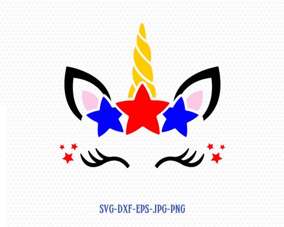 Download Patriotic Unicorn Svg Magical Svg 4th Of July Unicorn Svg Etsy