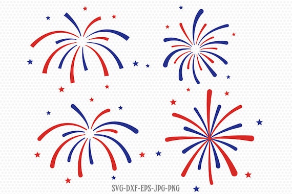 Download Fireworks Svg Usa Svg Fourth Of July Svg 4th Of July Svg Etsy