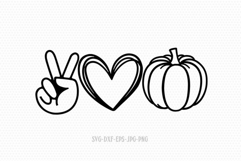 Free Free 336 Peace Love Fall Svg SVG PNG EPS DXF File