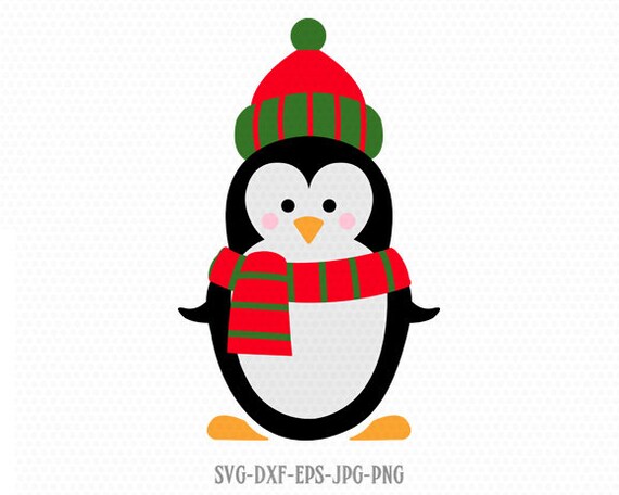 Download Christmas Penguin Svg Penguin Svg Christmas Svg Cutting File Etsy PSD Mockup Templates