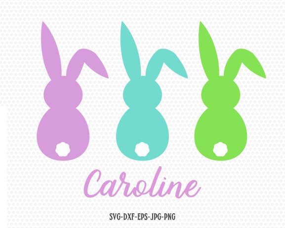 Download Three Easter bunnies svg Bunny Svg Easter Svg Easter Cut ...