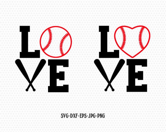 Baseball Love SVG Baseball Monogram Framessvg Baseball Cut | Etsy
