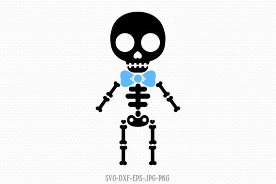 Download Cute Boy Skeleton Svg Halloween Skeleton Svg Halloween Svg Etsy
