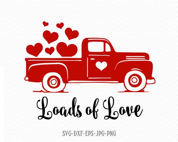 Free Free Valentine&#039;s Day Truck Svg Free 732 SVG PNG EPS DXF File