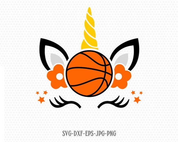 Download Unicorn Svg Unicorn Eyelashes Unicorn Basketball Svg Etsy